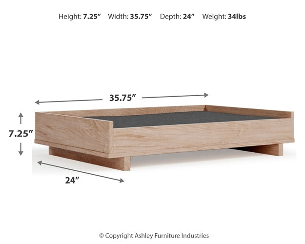 Ashley Express - Oliah Pet Bed Frame Quick Ship Furniture home furniture, home decor