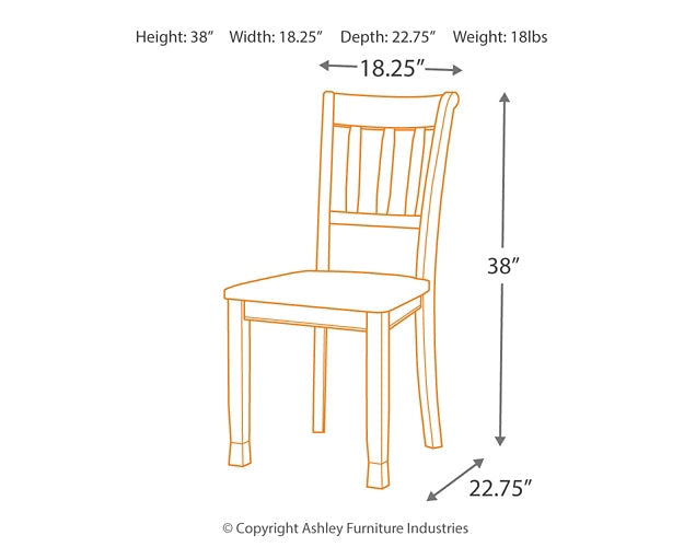 Ashley Express - Owingsville Dining Table and 4 Chairs Quick Ship Furniture home furniture, home decor