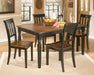 Ashley Express - Owingsville Dining Table and 4 Chairs Quick Ship Furniture home furniture, home decor