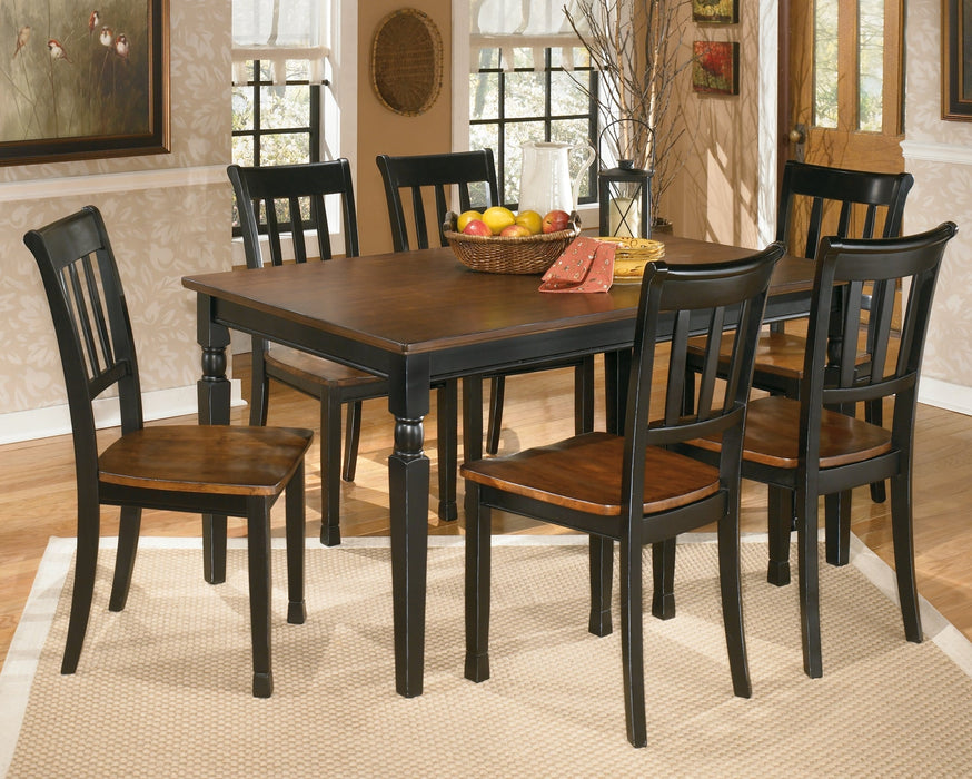 Ashley Express - Owingsville Dining Table and 6 Chairs Quick Ship Furniture home furniture, home decor