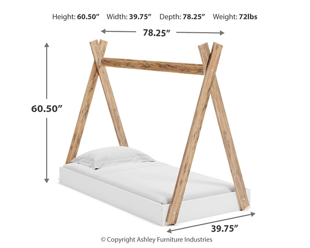 Ashley Express - Piperton Twin Tent Complete Bed in Box Quick Ship Furniture home furniture, home decor