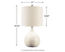 Ashley Express - Rainermen Ceramic Table Lamp (1/CN) Quick Ship Furniture home furniture, home decor