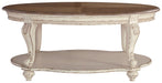 Ashley Express - Realyn Oval Cocktail Table Quick Ship Furniture home furniture, home decor