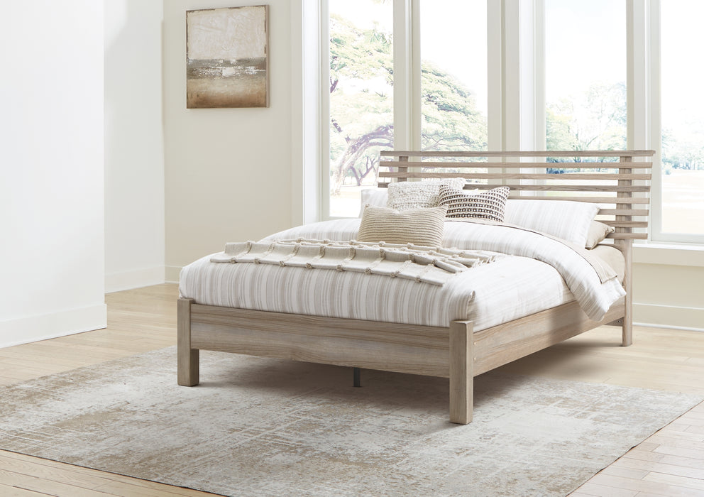 Ashley Express - Hasbrick Queen Slat Panel Bed