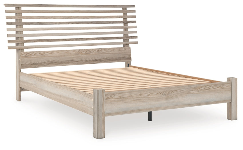 Ashley Express - Hasbrick Queen Slat Panel Bed