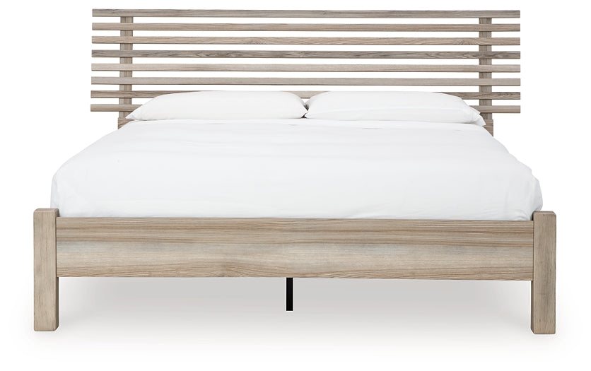 Ashley Express - Hasbrick Queen Slat Panel Bed