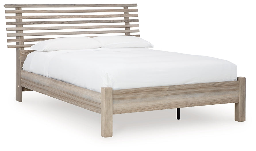 Ashley Express - Hasbrick Queen Slat Panel Bed