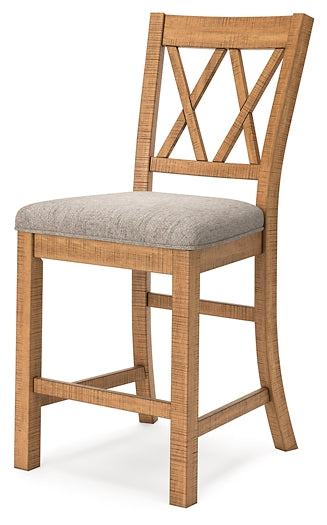 Ashley Express - Havonplane Upholstered Barstool (2/CN)